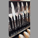 Faqueiro Gourmet Inox Premium Luxo 24 Peças + Maleta Organizadora Exclusiva – Orbitar Shop