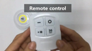 Lampâda Adesiva KIT Com 3 Luminárias e Controle à Pilha AAA MT027-2 (CC) MT027 (CR)
