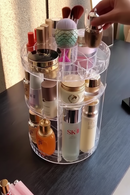 Organizador de maquiagem Giratório 360º Acrílico Suporte de Cosméticos