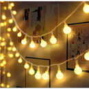 Cordão Luminária Fio C/ 20 LEDS 3 Metros Para Decoração