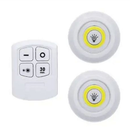 Kit Luminária LED Sem Fio 16 LEDs Brilhante com Controle e Toque 2-3 Peças – Orbitar Shop