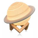 Luminaria Elegante Decoração 3D Saturno Enfeite Portatil Iluminação