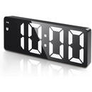 Relógio de Mesa Digital Full LED Inteligente com Despertador, Alarme e Temperatura – Orbitar Shop
