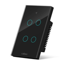 Interruptor Inteligente Wi-Fi Touch Painel de Vidro Alexa e Google Home (1, 2, 3 ou 4 Botões) Orbitar Shop