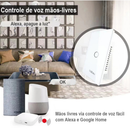 COIBEU Interruptor Inteligente WiFi Touch 1/2/3/4 Botões CINZA/BRANCO/PRETO Compatível com VOZ Alexa e Google Assistant