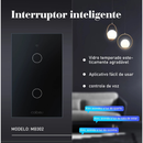 COIBEU Interruptor Inteligente WiFi Touch 1/2/3/4 Botões CINZA/BRANCO/PRETO Compatível com VOZ Alexa e Google Assistant