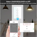 COIBEU Interruptor Inteligente WiFi Touch 1/2/3/4 Botões CINZA/BRANCO/PRETO Compatível com VOZ Alexa e Google Assistant