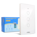 COIBEU Interruptor Inteligente WiFi Touch 1/2/3/4 Botões CINZA/BRANCO/PRETO Compatível com VOZ Alexa e Google Assistant