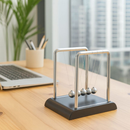 Pêndulo de Newton Luxo - Enfeite e Decoração Mesa Sala Escritório - Balance Balls