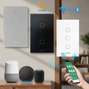 COIBEU Interruptor Inteligente WiFi Touch 1/2/3/4 Botões CINZA/BRANCO/PRETO Compatível com VOZ Alexa e Google Assistant