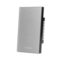 Interruptor Inteligente Wi-Fi Touch Painel de Vidro Alexa e Google Home (1, 2, 3 ou 4 Botões) Orbitar Shop