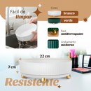 Organizador Giratório 360 Bandeja Cozinha Multiuso Rotativo para Maquiagem Cosméticos Temperos e Armazenamento