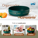 Organizador Giratório 360 Bandeja Cozinha Multiuso Rotativo para Maquiagem Cosméticos Temperos e Armazenamento