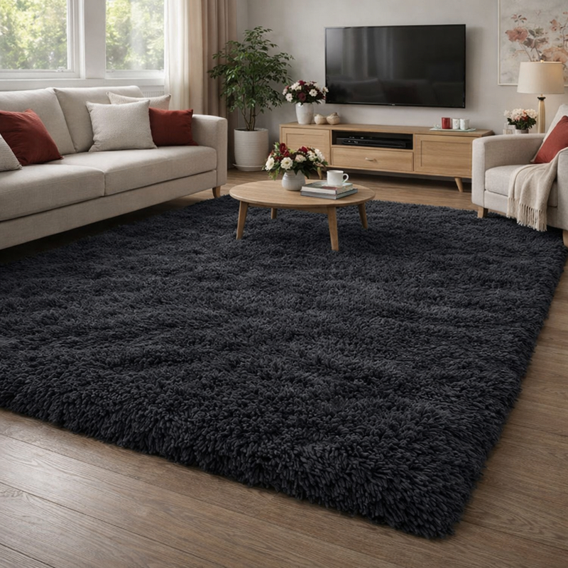 Tapete para Sala e Quarto Shaggy Peludo Gigante 2,00x3,00m Premium – Orbitar Shop