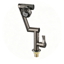 Torneira Monocomando Luxo Preta com Braço Robótico Articulado 360° para Banheiro e Cozinha – Orbitar Shop