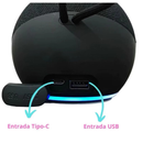 ORIGINAL - Caixa de som com Bluetooth, Led modelo Alexa DE UM APARELHO SUPER BASS