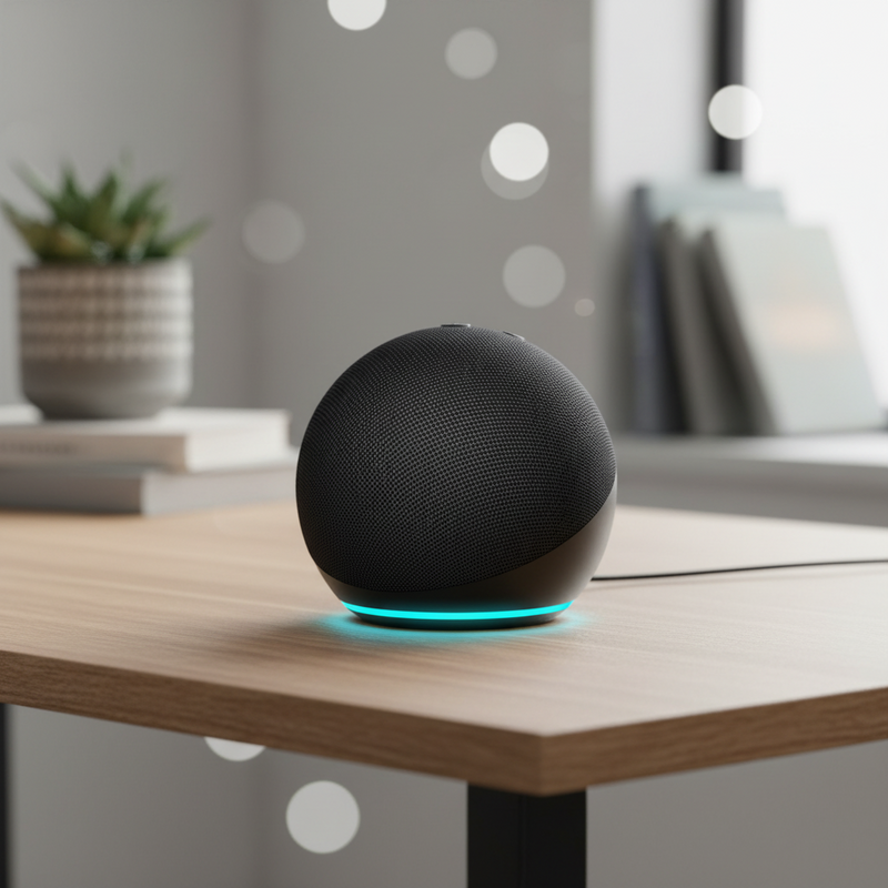 ORIGINAL - Caixa de som com Bluetooth, Led modelo Alexa DE UM APARELHO SUPER BASS