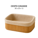 Cesto Organizador de Bambu Multiuso Porta Objetos e Toalhas Premium – Orbitar Shop