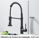 Torneira Cozinha Gourmet Monocomando Extensível Spray Flexível Inox – Orbitar Shop