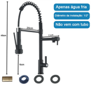 Torneira Cozinha Gourmet Monocomando Extensível Spray Flexível Inox – Orbitar Shop