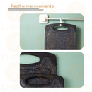 Tabua Multiuso Polipropileno Para Corte De Carnes Cor Preto 30x20cm Antiderrapante CHEF D