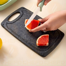 Tabua Multiuso Polipropileno Para Corte De Carnes Cor Preto 30x20cm Antiderrapante CHEF D
