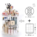 Organizador de Maquiagem Giratório 360° Acrílico Suporte de Cosméticos Luxo – Orbitar Shop