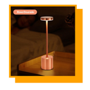 Luminária Abajur de Mesa Luxo Metal Touch Sem Fio Recarregável Discove – Orbitar Shop