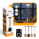Luminária De Mesa Sem Fio Touch Led Recarregável Para Jantar E Quarto