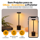 Luminária De Mesa Sem Fio Touch Led Recarregável Para Jantar E Quarto