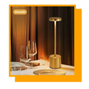 Luminária Abajur de Mesa Luxo Metal Touch Sem Fio Recarregável Discove – Orbitar Shop