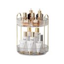 Organizador de Maquiagem Giratório – Suporte Multiuso 2/3 Andares p/ Cosméticos e Perfumes