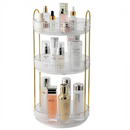 Organizador de Maquiagem Giratório – Suporte Multiuso 2/3 Andares p/ Cosméticos e Perfumes